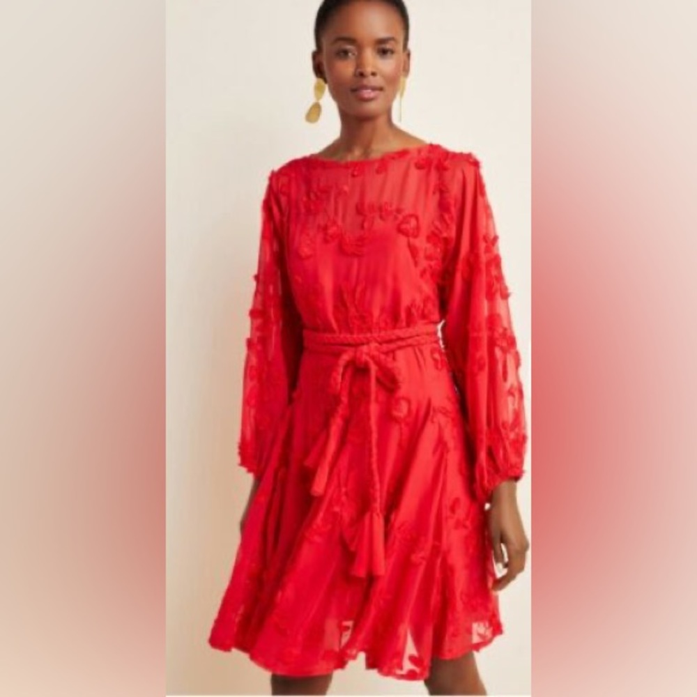 Anthropologie Mare Mare Amal Textured Mini Dress - Picture 5 of 6